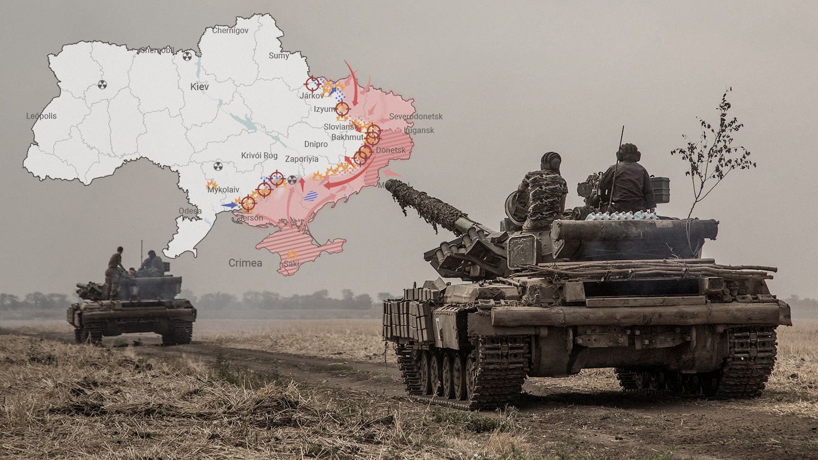 Los mapas de la guerra de Ucrania: semana 25