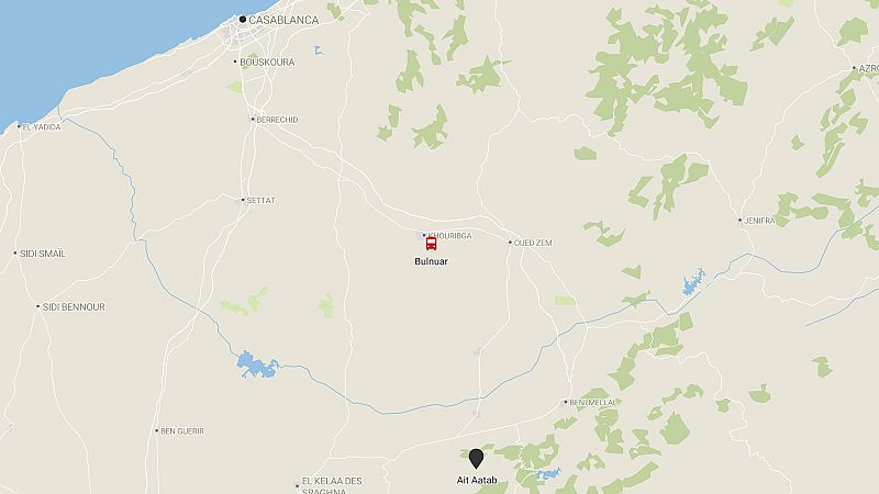 Accidente en Marruecos