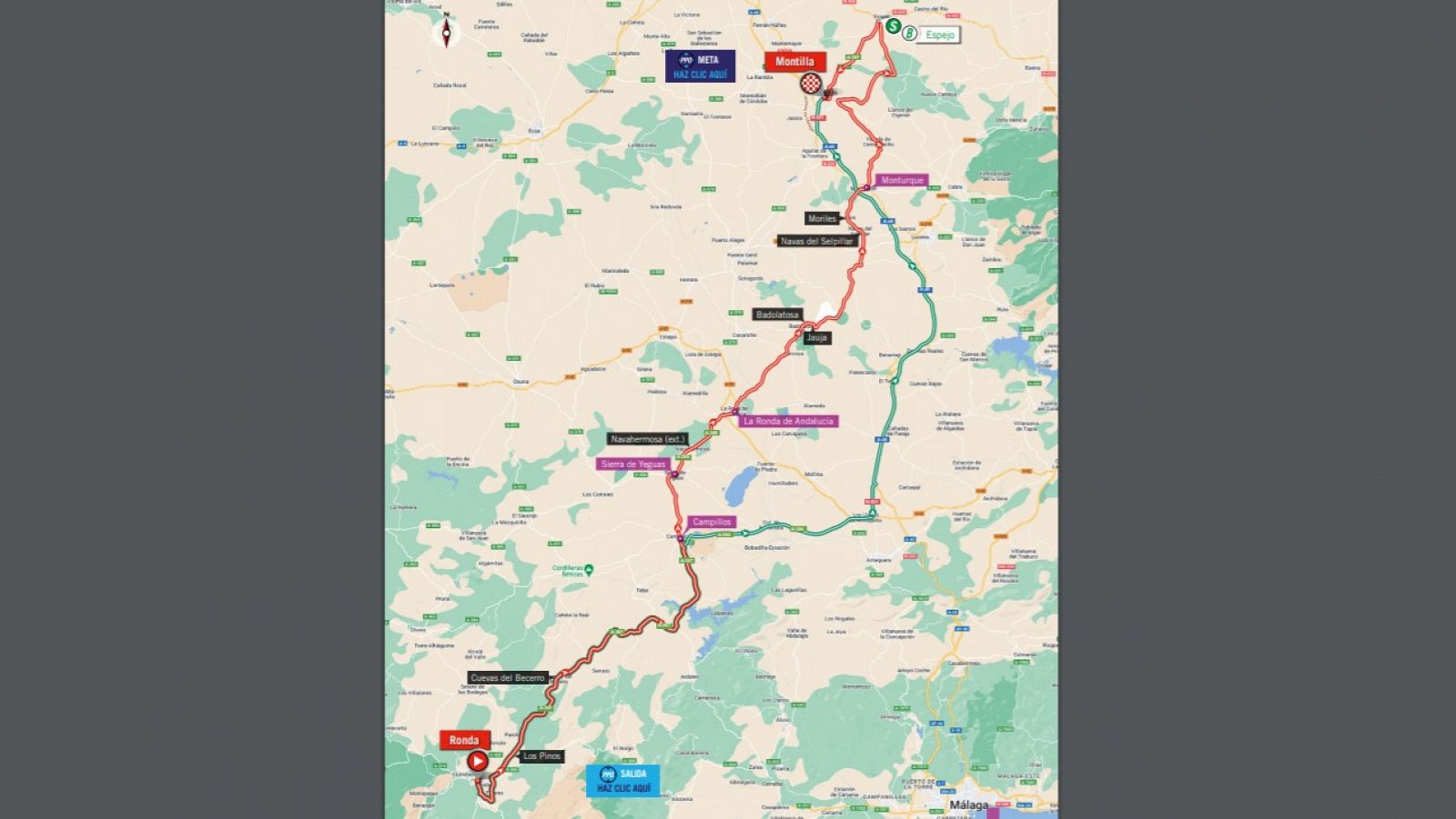 La Vuelta 2022: Restricciones de tráfico en la etapa 13 entre Ronda y Montilla