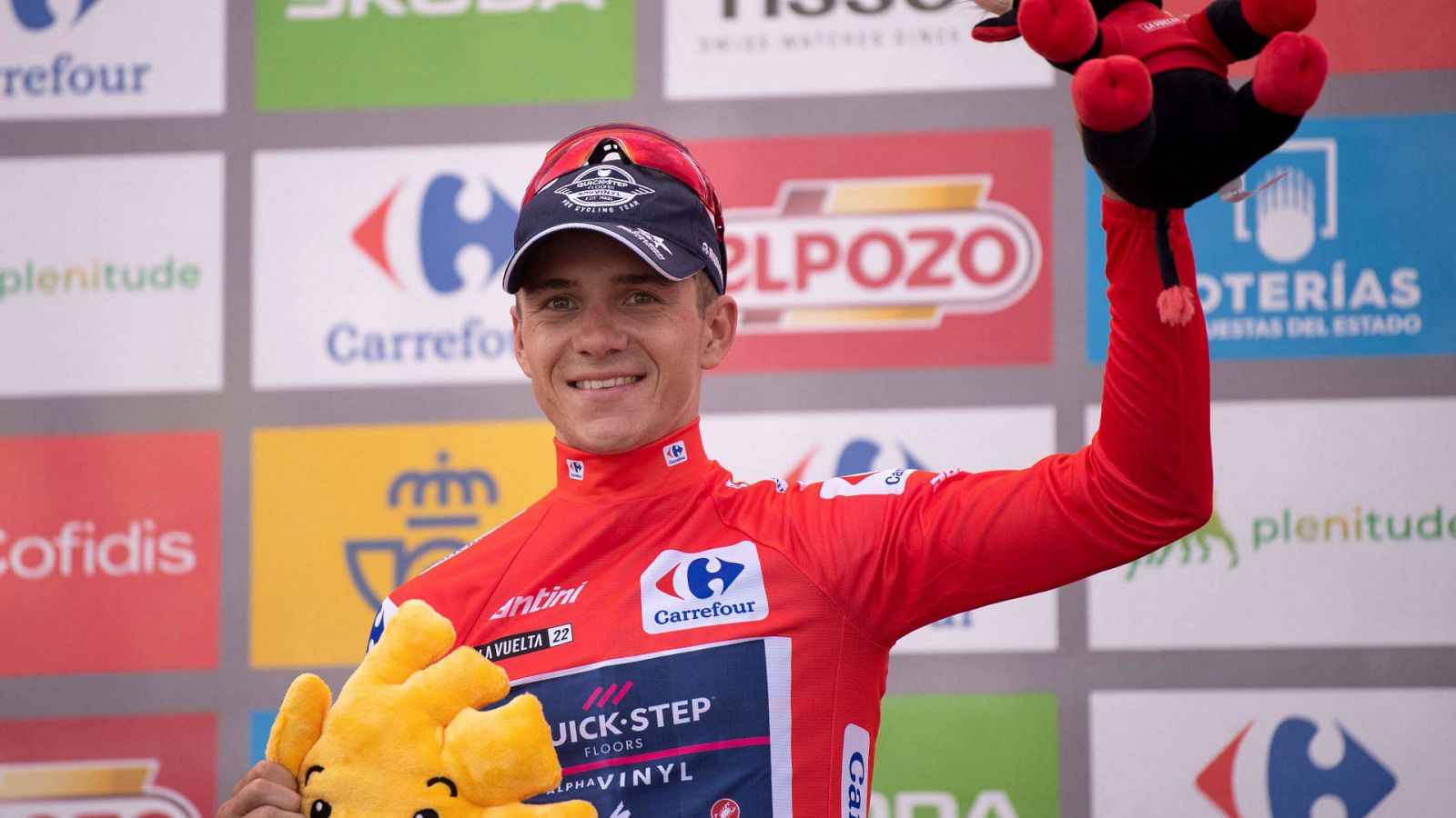 [Clasificación etapa 13 y general de la vuelta a ciclista a España 2022] Evenepoel, con el maillot rojo