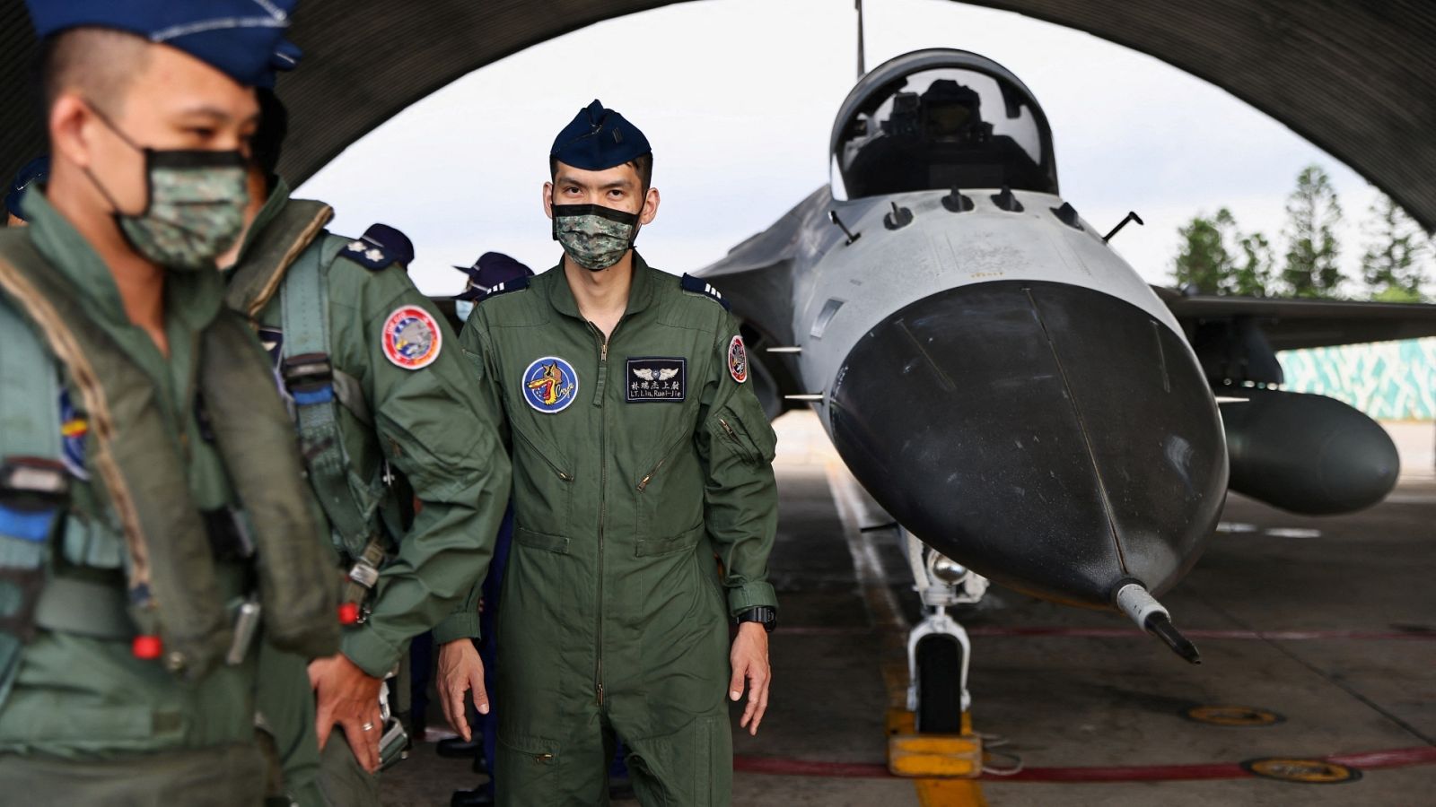 Imagen de archivo de soldados taiwaneses