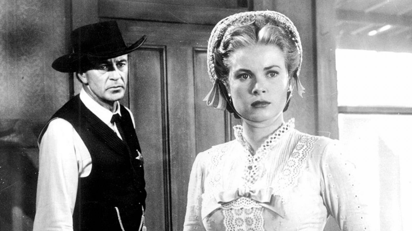 Grace Kelly y Gary Cooper en 'Solo ante el peligro'