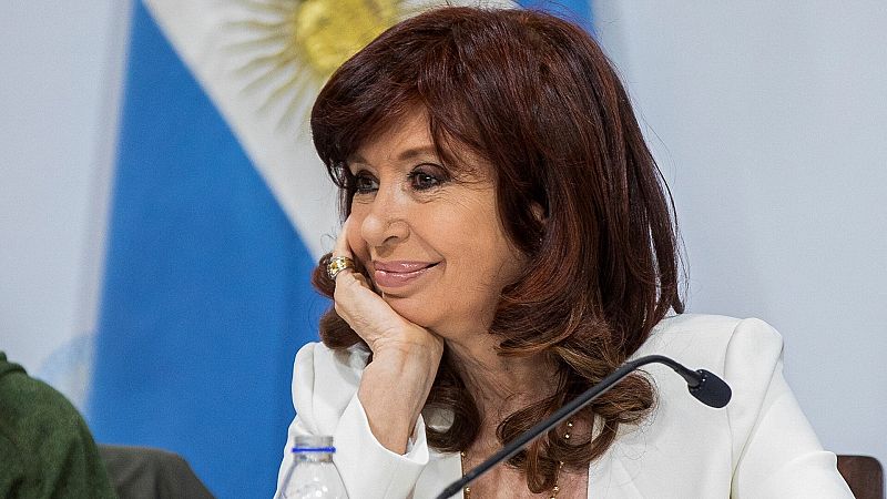 Una imagen de la vicepresidenta de Argentina, Cristina Fernández.