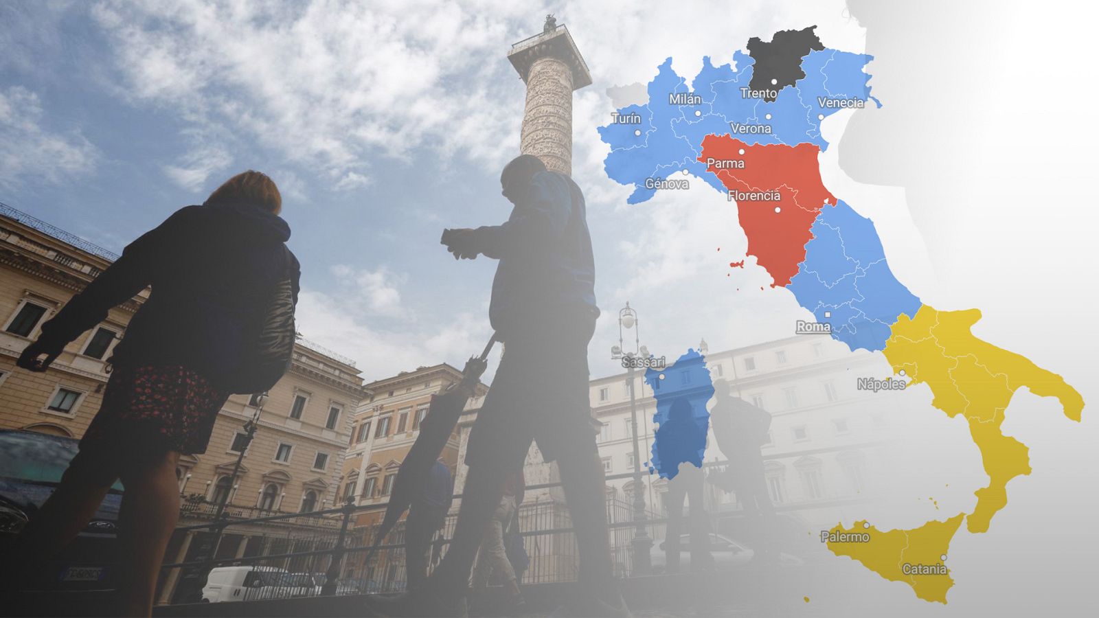 Los resultados electorales dibujan una Italia más dividida y desencantada