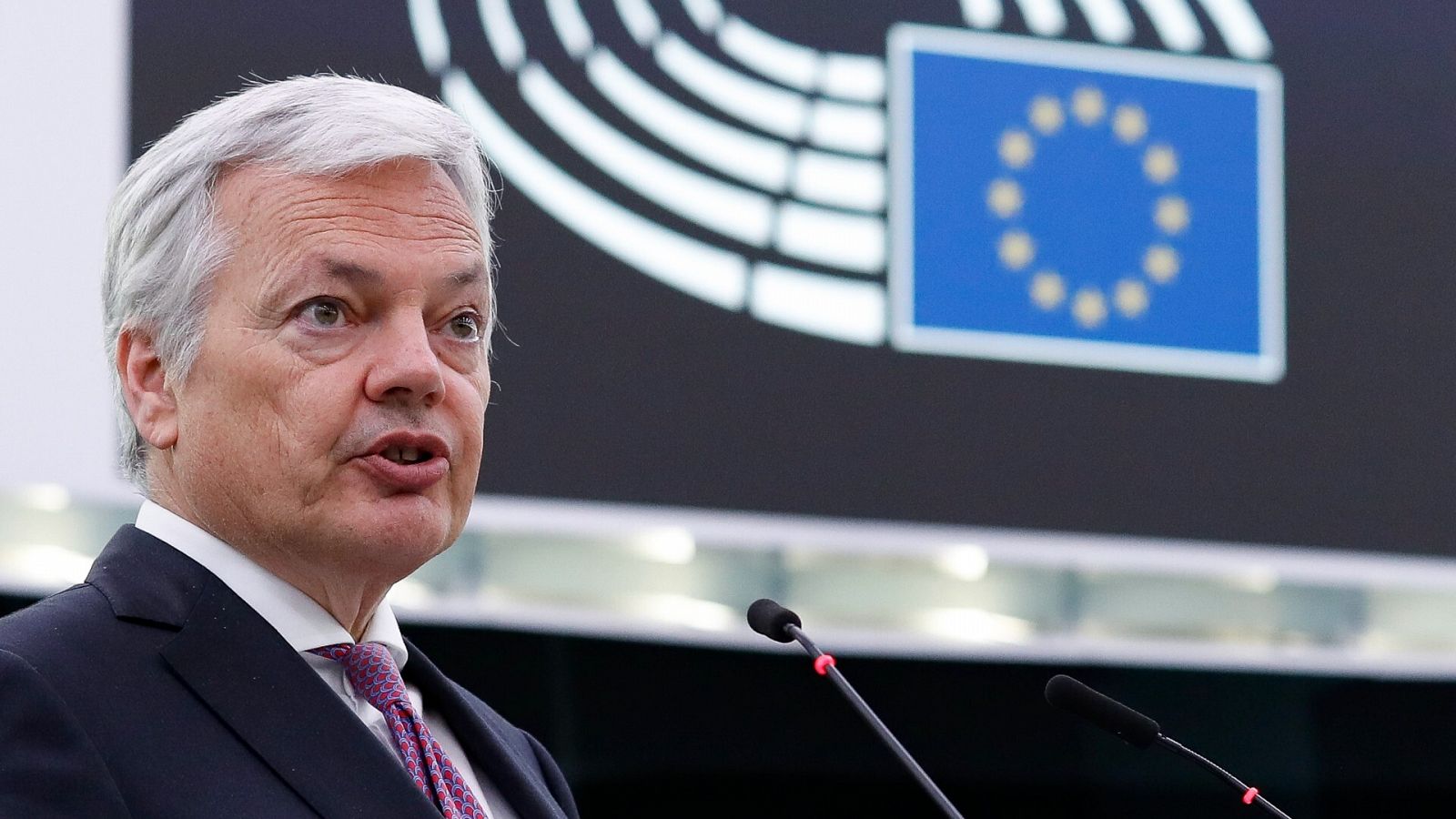 El comisario de Justicia de la UE, Didier Reynders