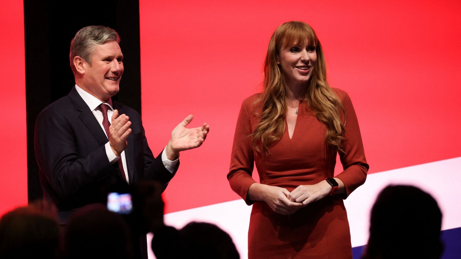 El líder del Partido Laborista británico, Keir Starmer, y la vicepresidenta de la formación, Angela Rayner