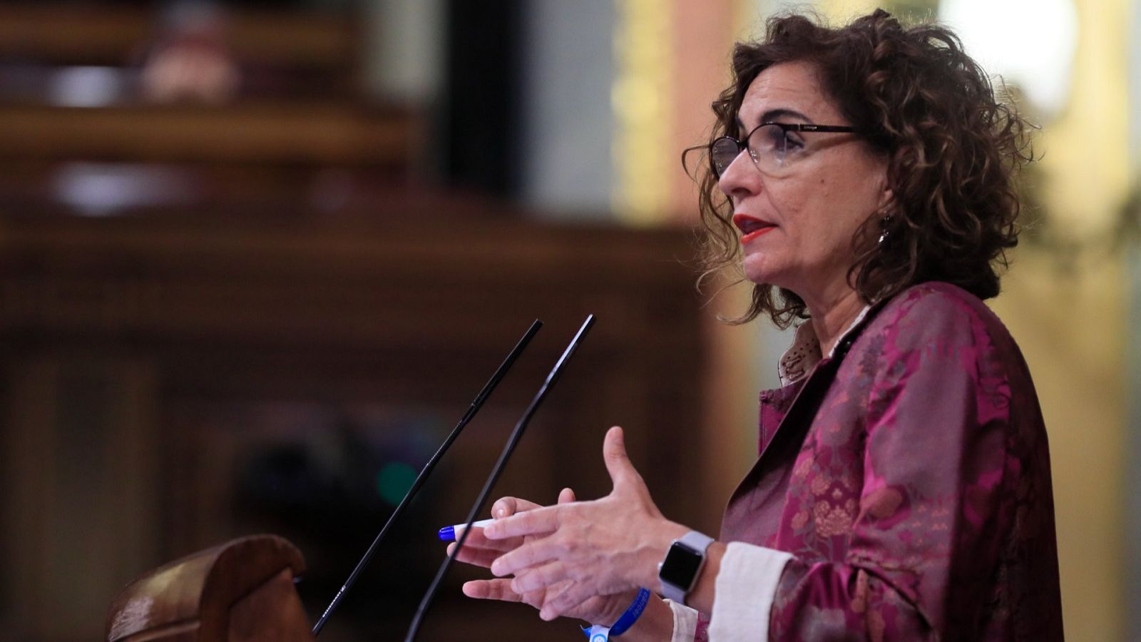  La ministra de Hacienda, María Jesús Montero