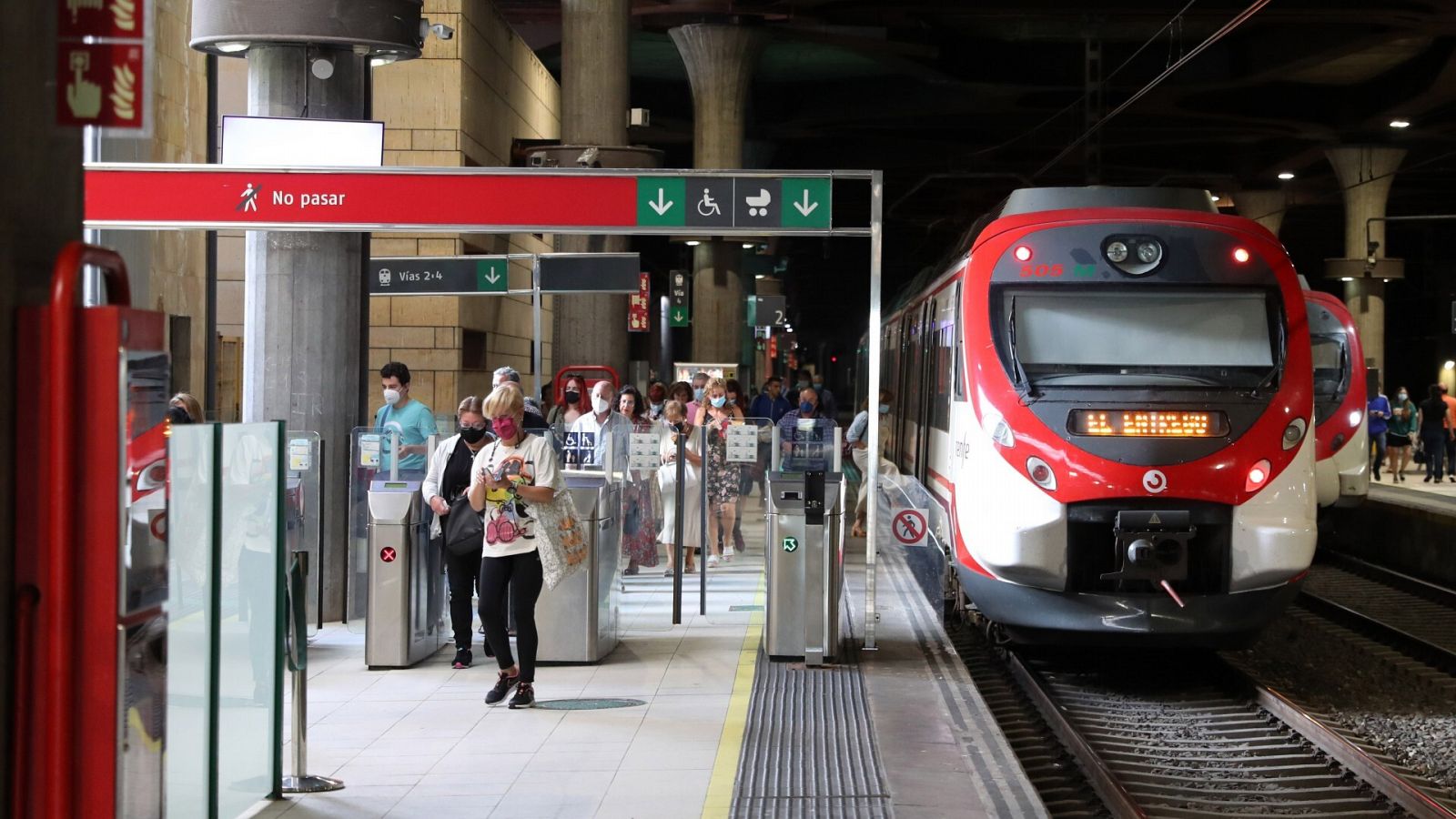 Estación de Renfe en Oviedo