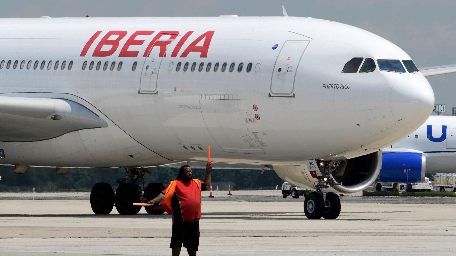 Avión de Iberia en Washington (Estados Unidos)