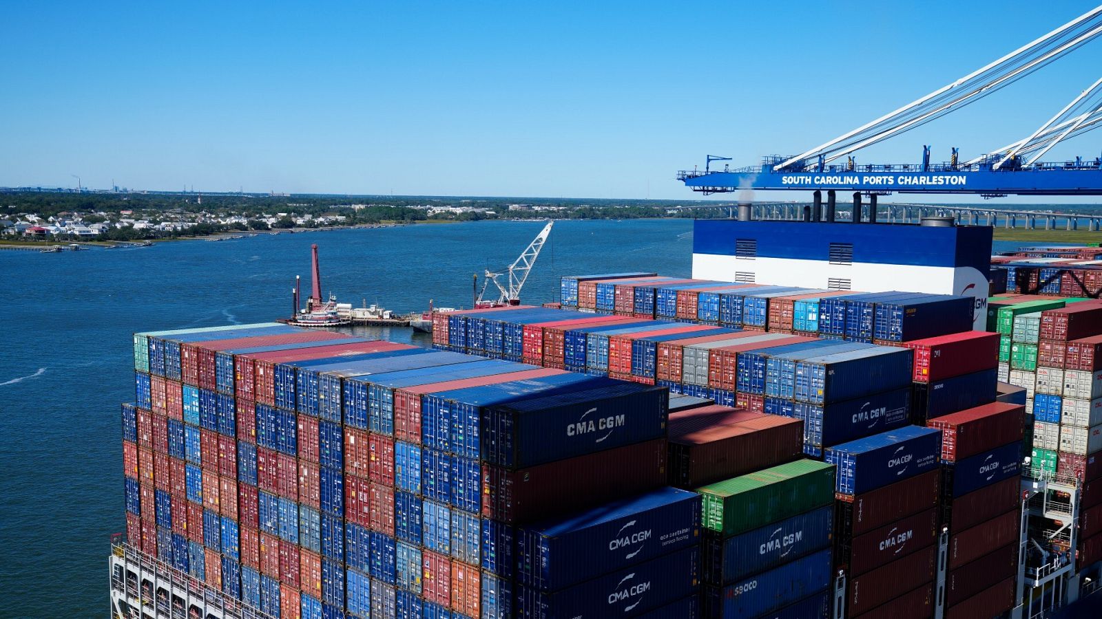 Un puerto en Estados Unidos