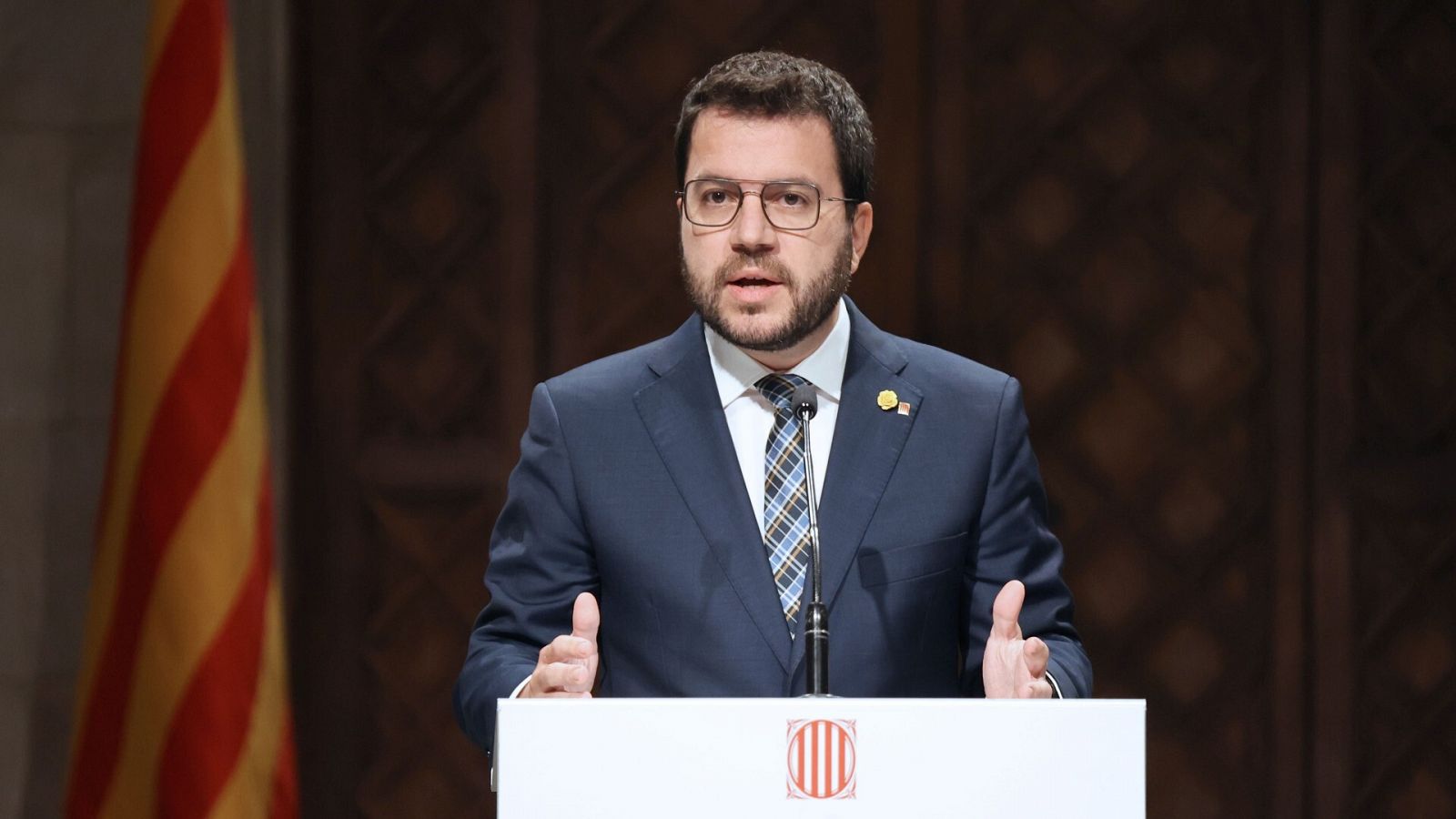 El president de la Generalitat compareix després del trencament del Govern