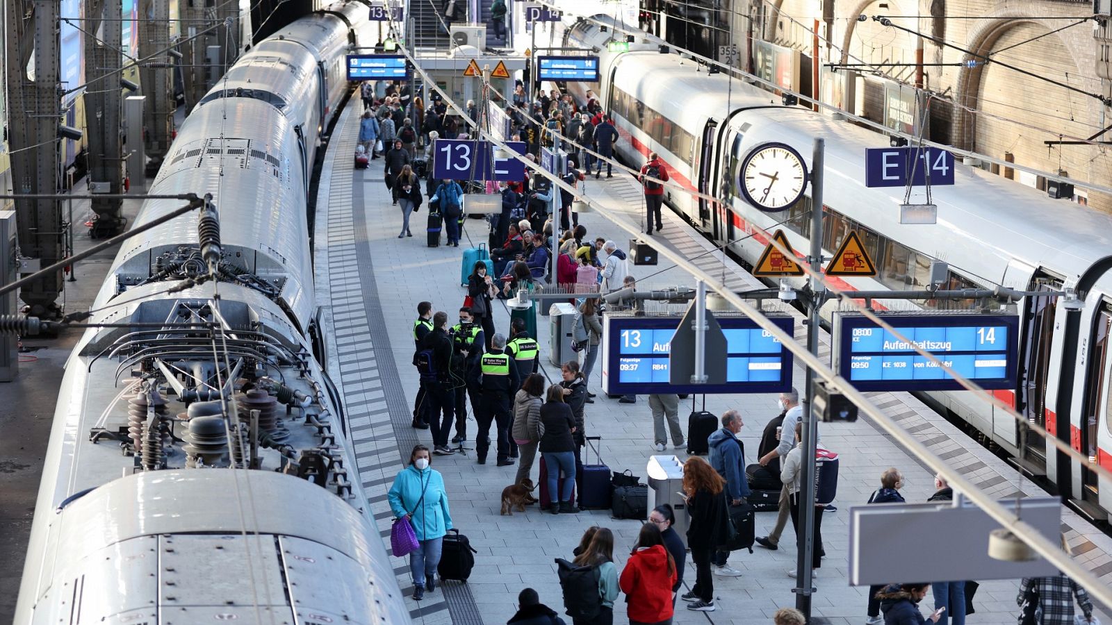 Un sabotaje contra la red ferroviaria en Alemania paraliza temporalmente el servicio en el norte del país