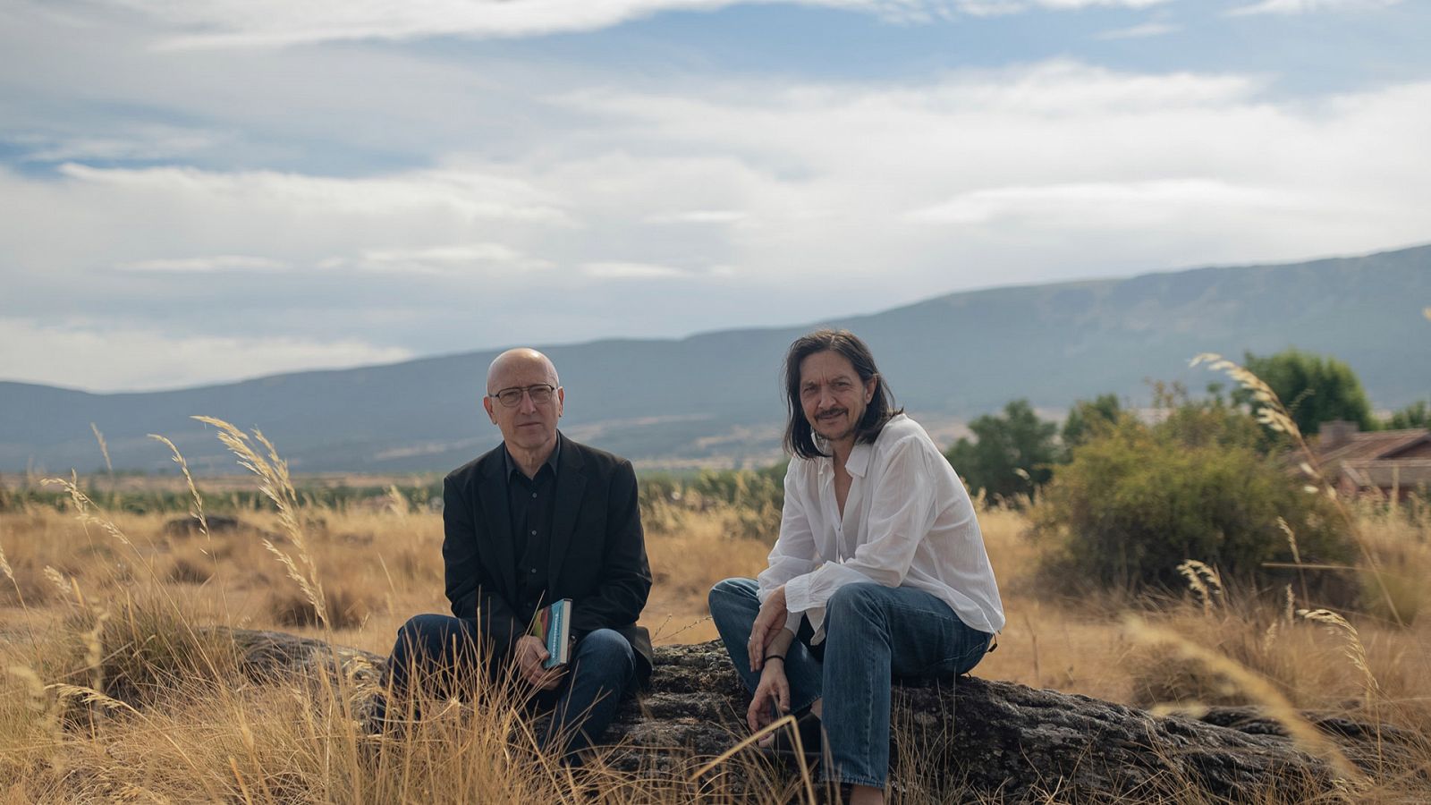 Santiago Lorenzo con Óscar López