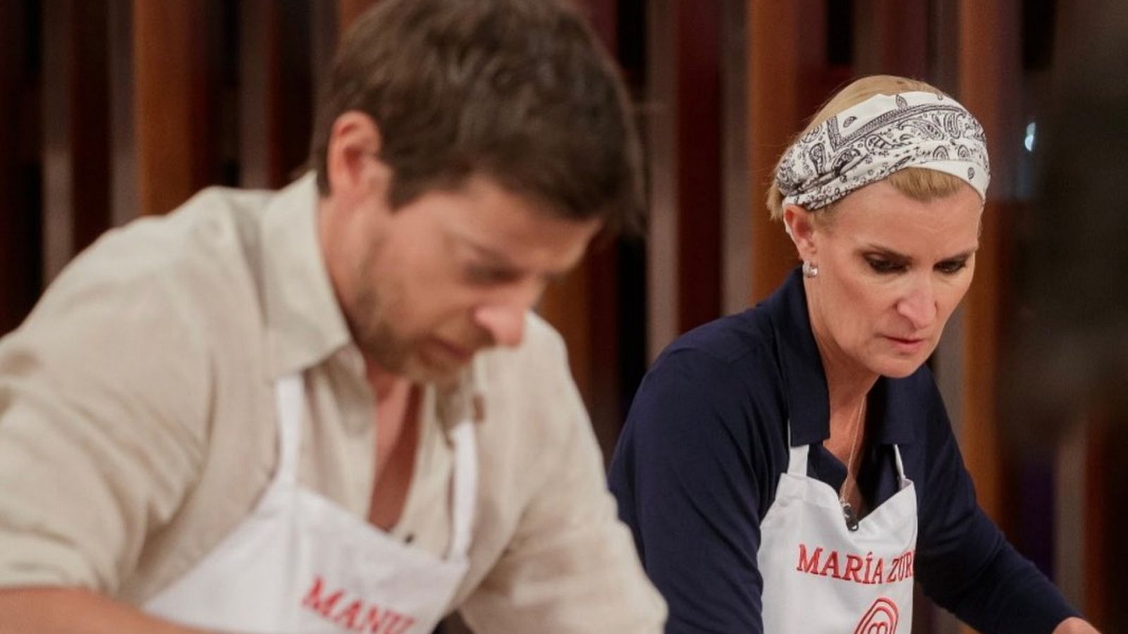 La aspirante María Zurita en MasterChef Celebrity