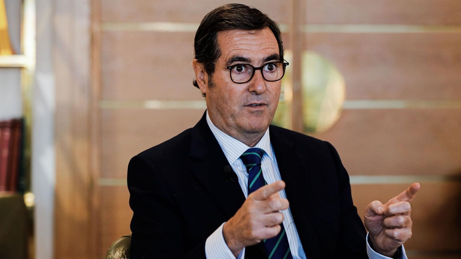 Imagen de Antonio Garamendi, presidente de la patronal CEOE 