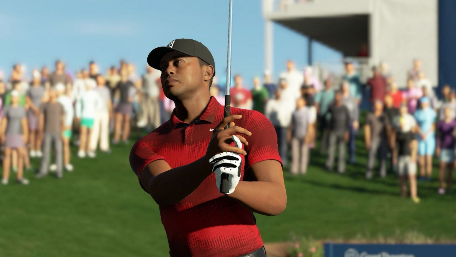 Tiger Woods, en una captura del videojuego de golf PGA Tour 2K23