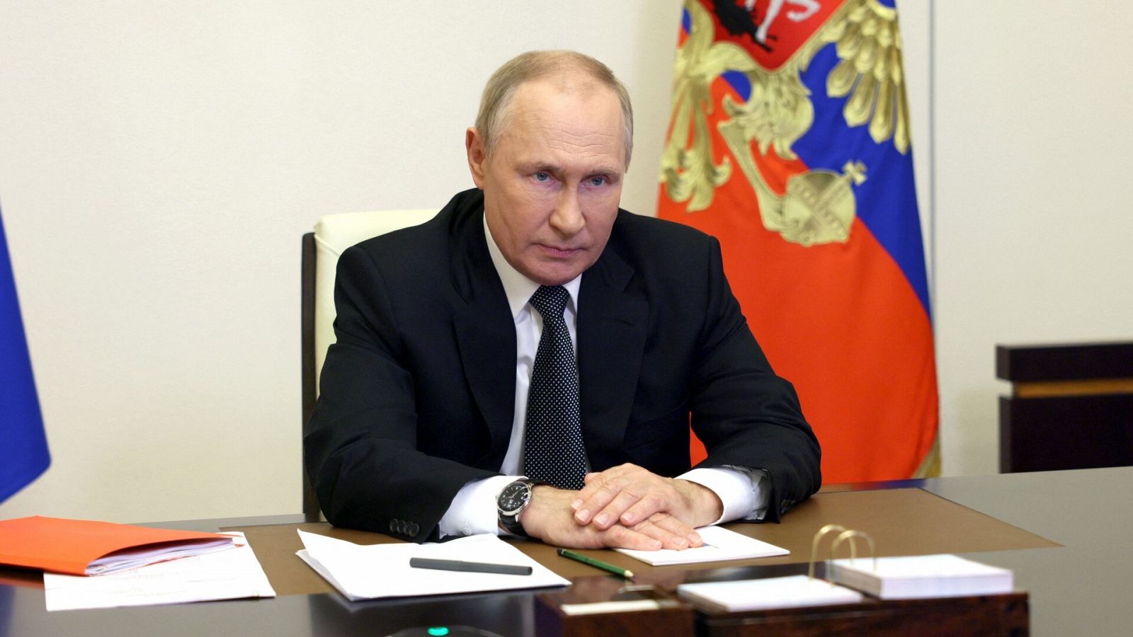 El presidente ruso, Vladimir Putin, en el Consejo de Seguridad