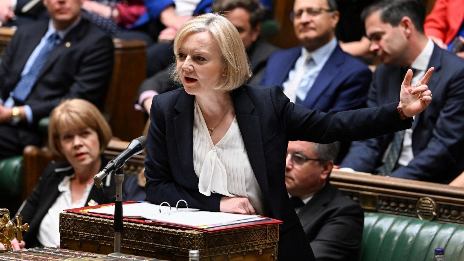 La primera ministra de Reino Unido, Liz Truss