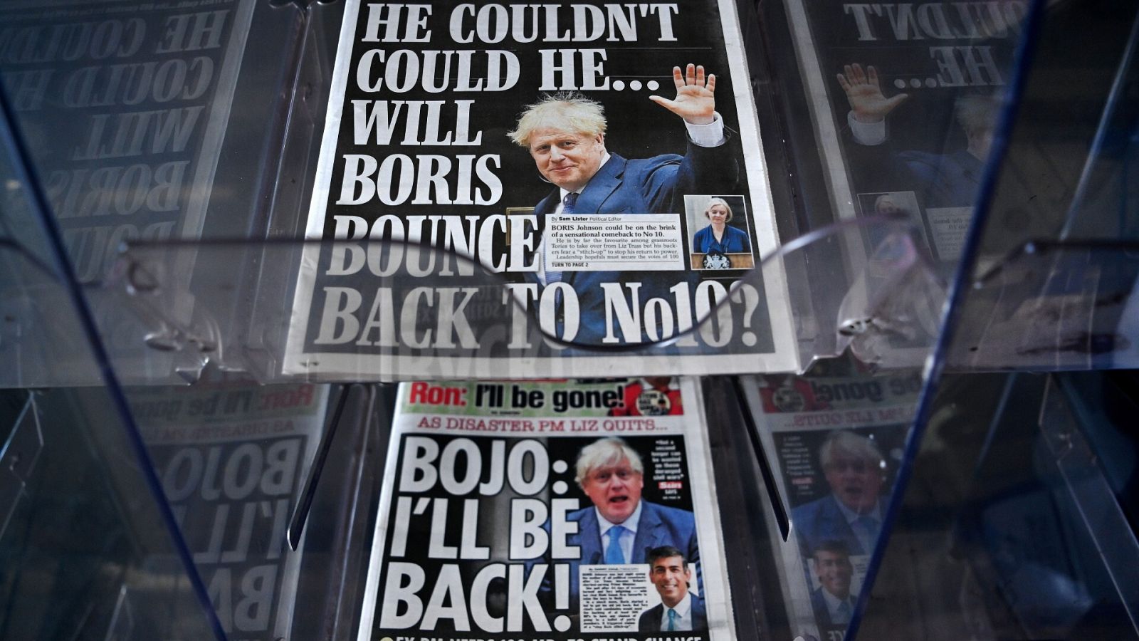 Dos periódicos especulan con el regreso de Boris Johnson