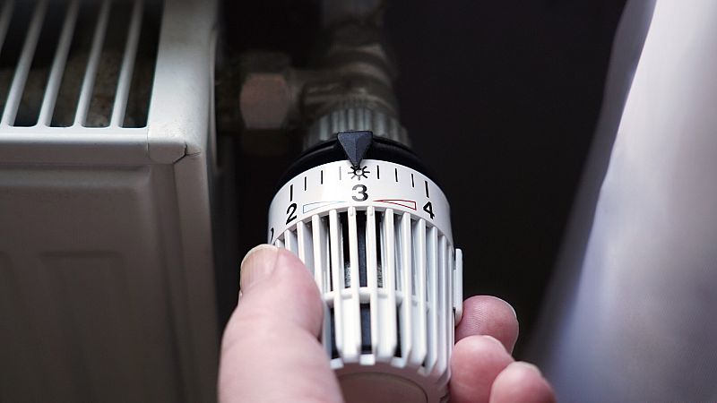 Imagen de un termostato de la calefacción