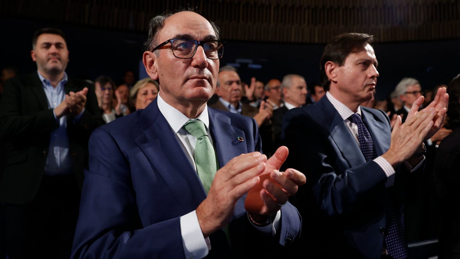 El presidente de Iberdrola, Ignacio Galán, durante un acto público