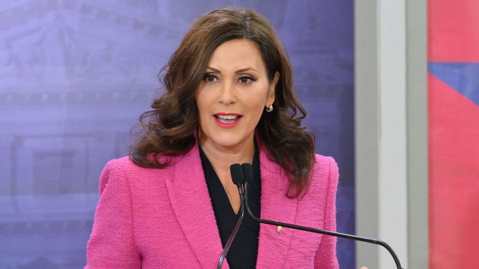 Imagen de Gretchen Whitmer, gobernadora de Michigan (EE.UU).