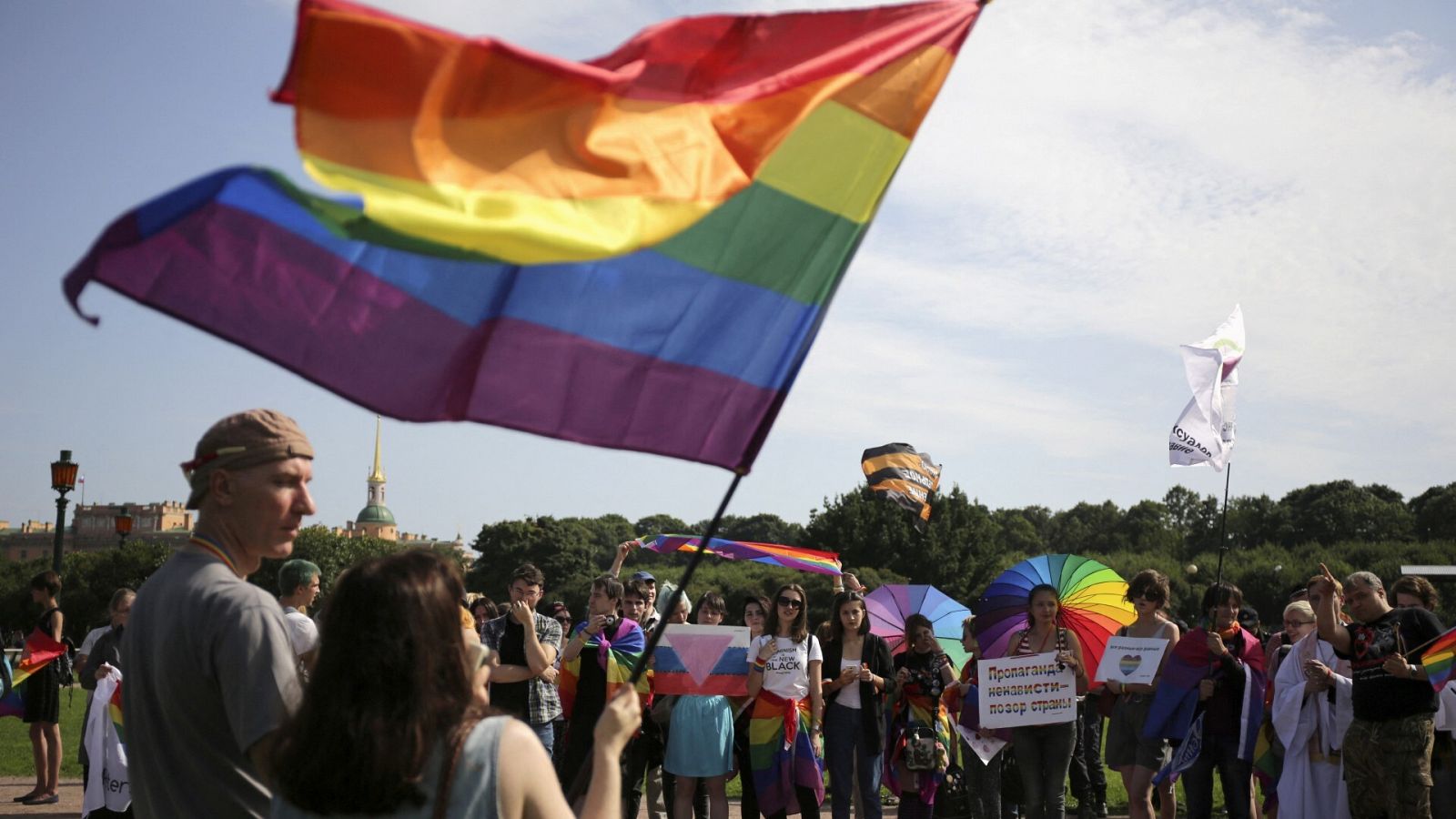 Archivo: Manifestación del VIII Orgullo LGTBI de San Petersburgo, en esta ciudad de Rusia, el 12 de agosto de 2017. REUTERS/Anton Vaganov
