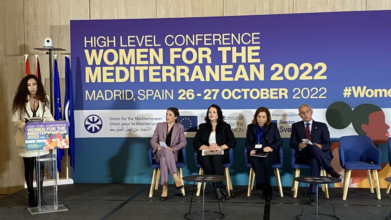 La conferencia Mujeres por el Mediterráneo ha reunido a ministros y ministras de Igualdad de 42 países.