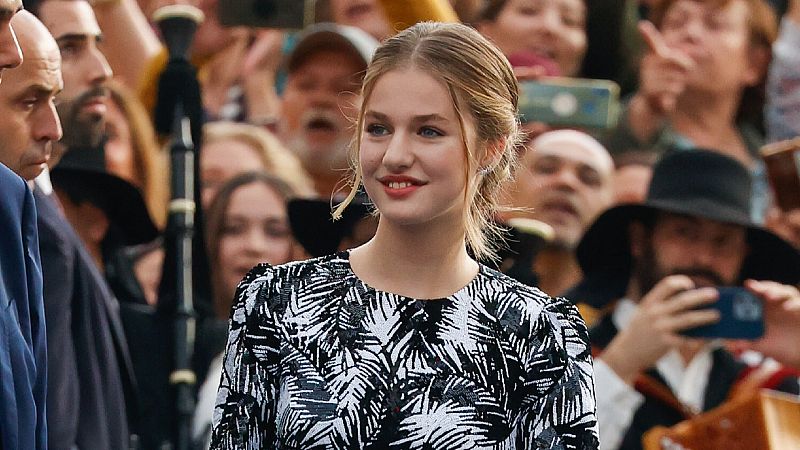 Imagen de la princesa Leonor en los Premios Princesa de Asturias 2022