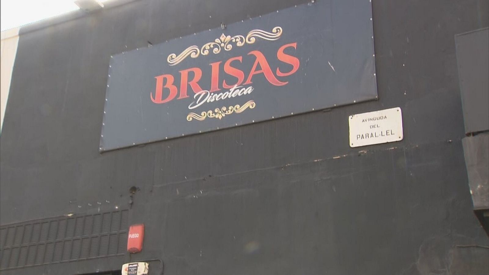 Façana de la discoteca Brisas al Paral·lel de Barcelona