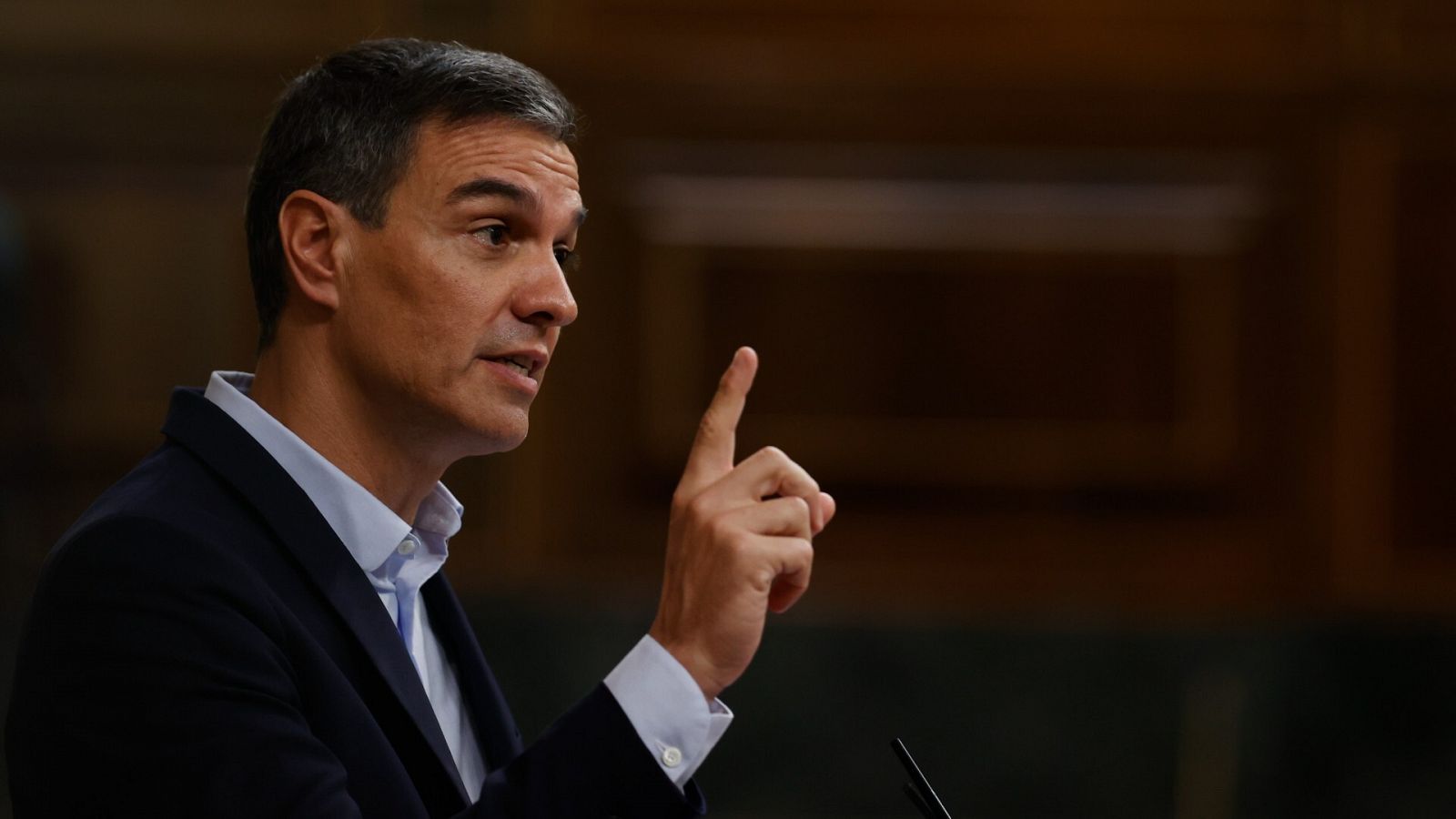 El presidente del Gobierno, Pedro Sánchez