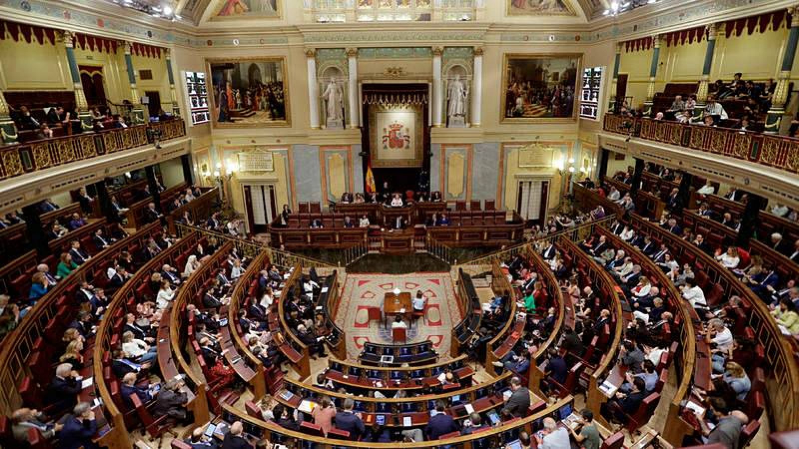 Imagen del interior del Congreso de los Diputados