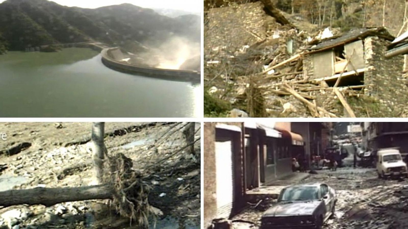 Els aiguats del 1982 van deixar un rastre de destrucció al Pirineu i molts indrets de Catalunya