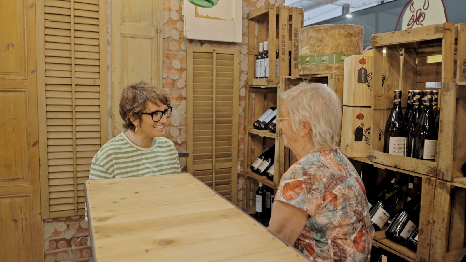 La Rosario és paradista jubilada del mercat d'Olesa de Montserrat