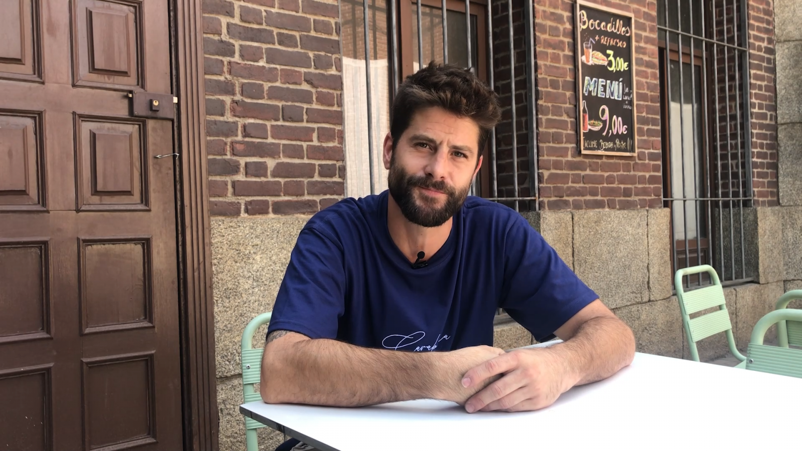 'Servir y proteger': Luis Fernández, durante la entrevista