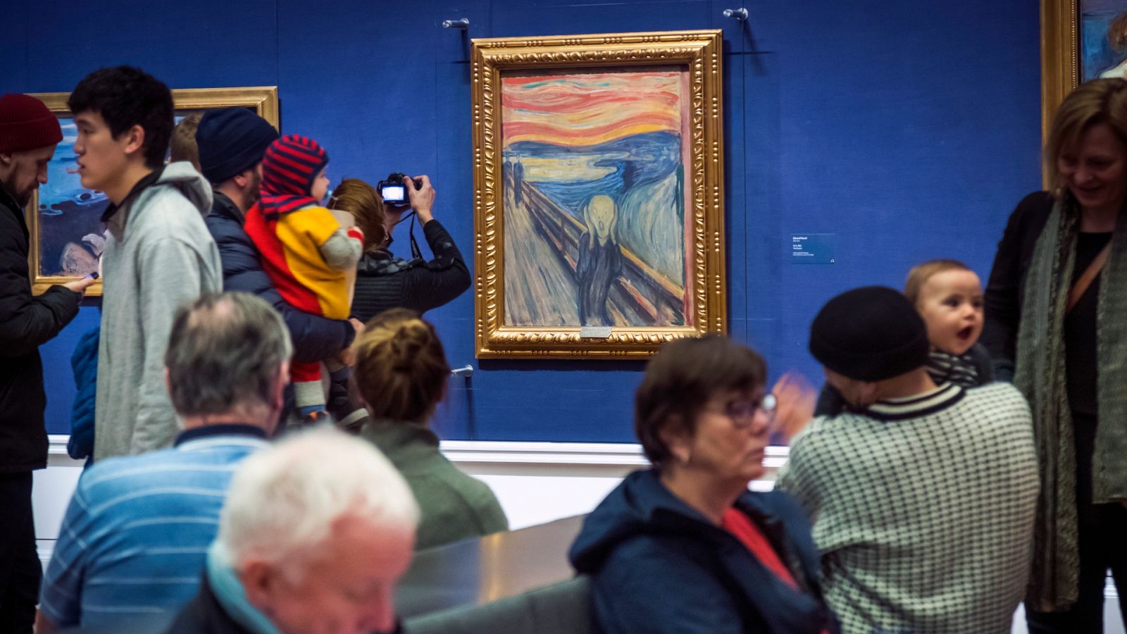 Imagen de archivo del cuadro 'El grito' de Munch en la Galería Nacional de Oslo, Noruega