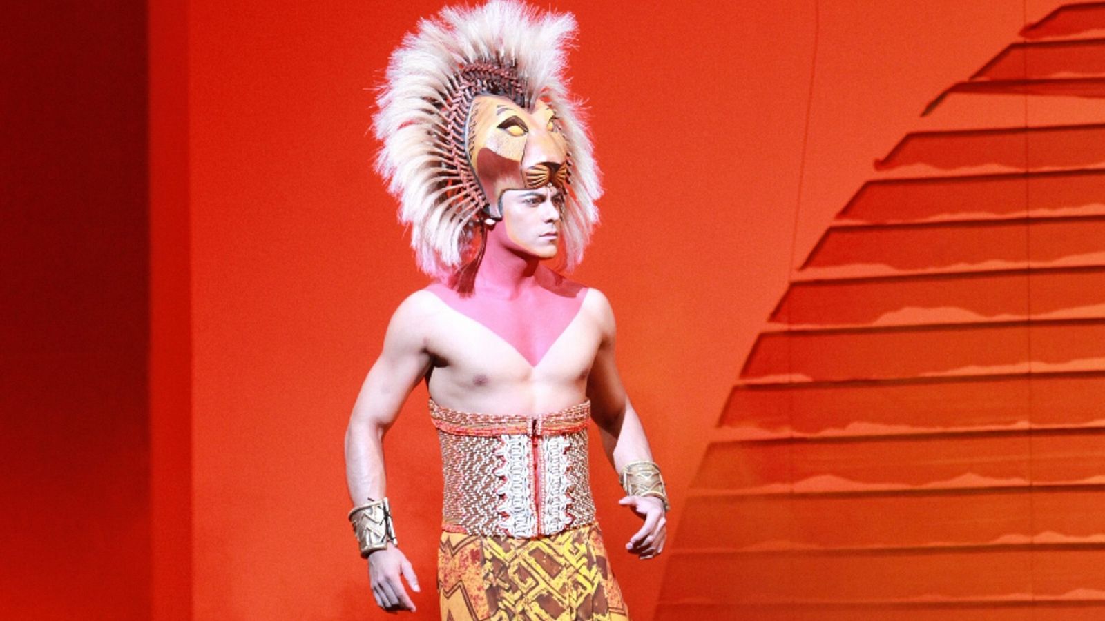 Imagen de archivo de una función del musical 'El Rey León' en Ciudad de México.