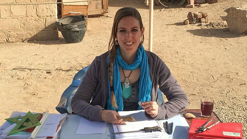 La egiptología Marina Escolano-Poveda