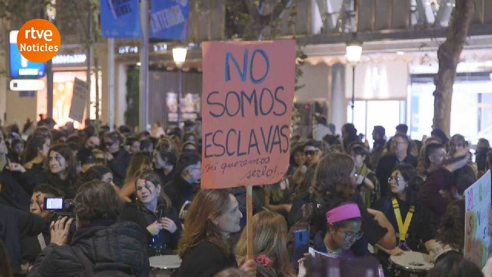 Manifestació pel 25N a Barcelona | RTVE