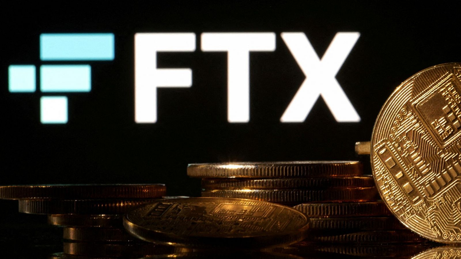 Logo de la plataforma FTX, en bancarrota