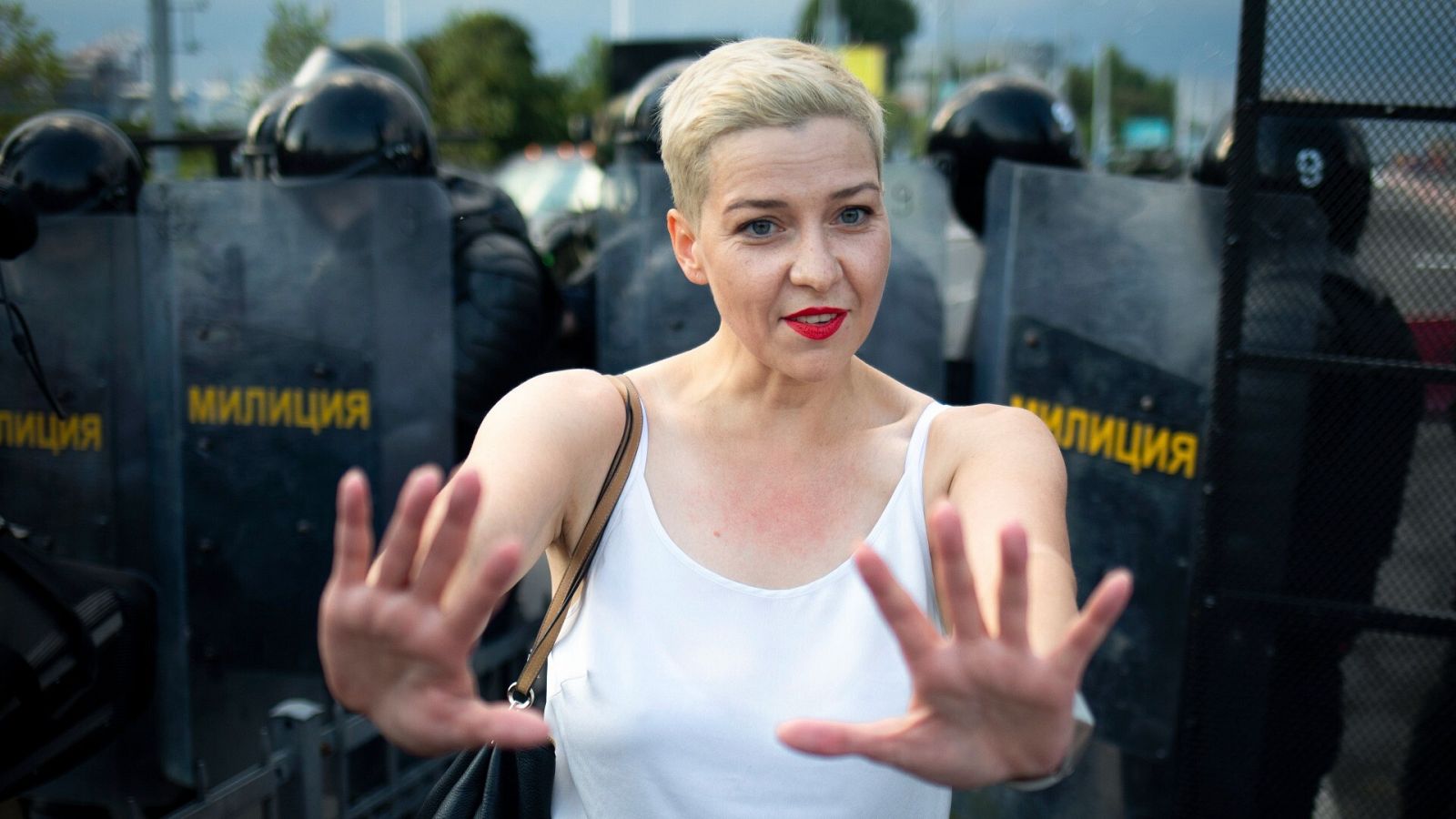 La conocida líder de las protestas contra el Gobierno de Bielorrusia encarcelada, María Kolesnikova