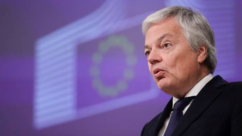 El comisario de Justicia europeo,  Didier Reynders