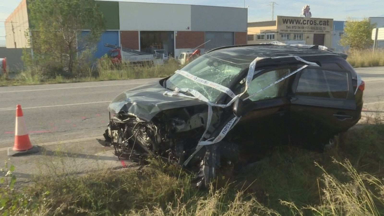 Vehicle accidentat el 17 de novembre a Avinyonet de Puigventós (Alt Empordà) | ACN