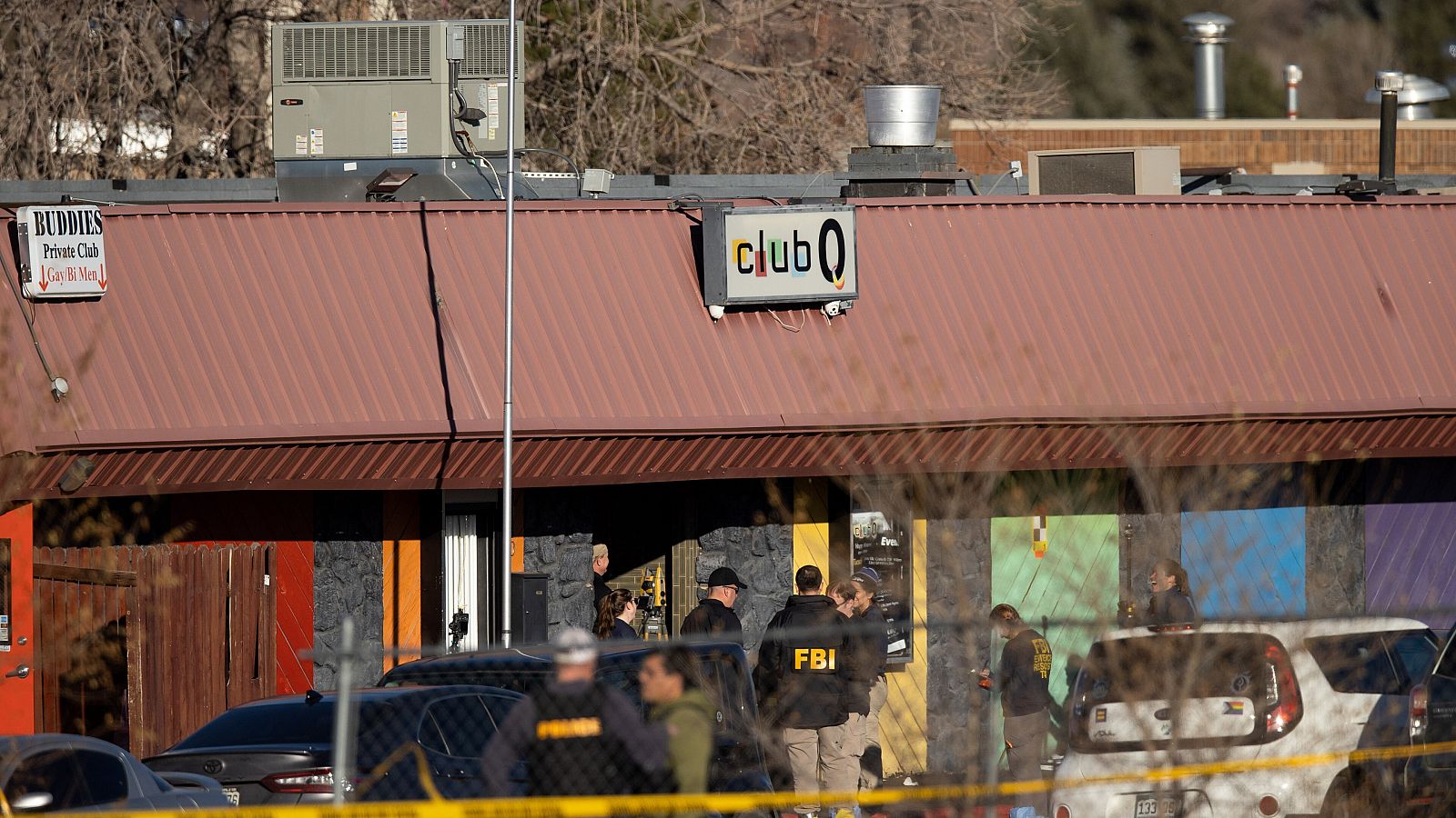 Imagen del Club Q de Colorado Springs, horas después de que se produjese el asalto.