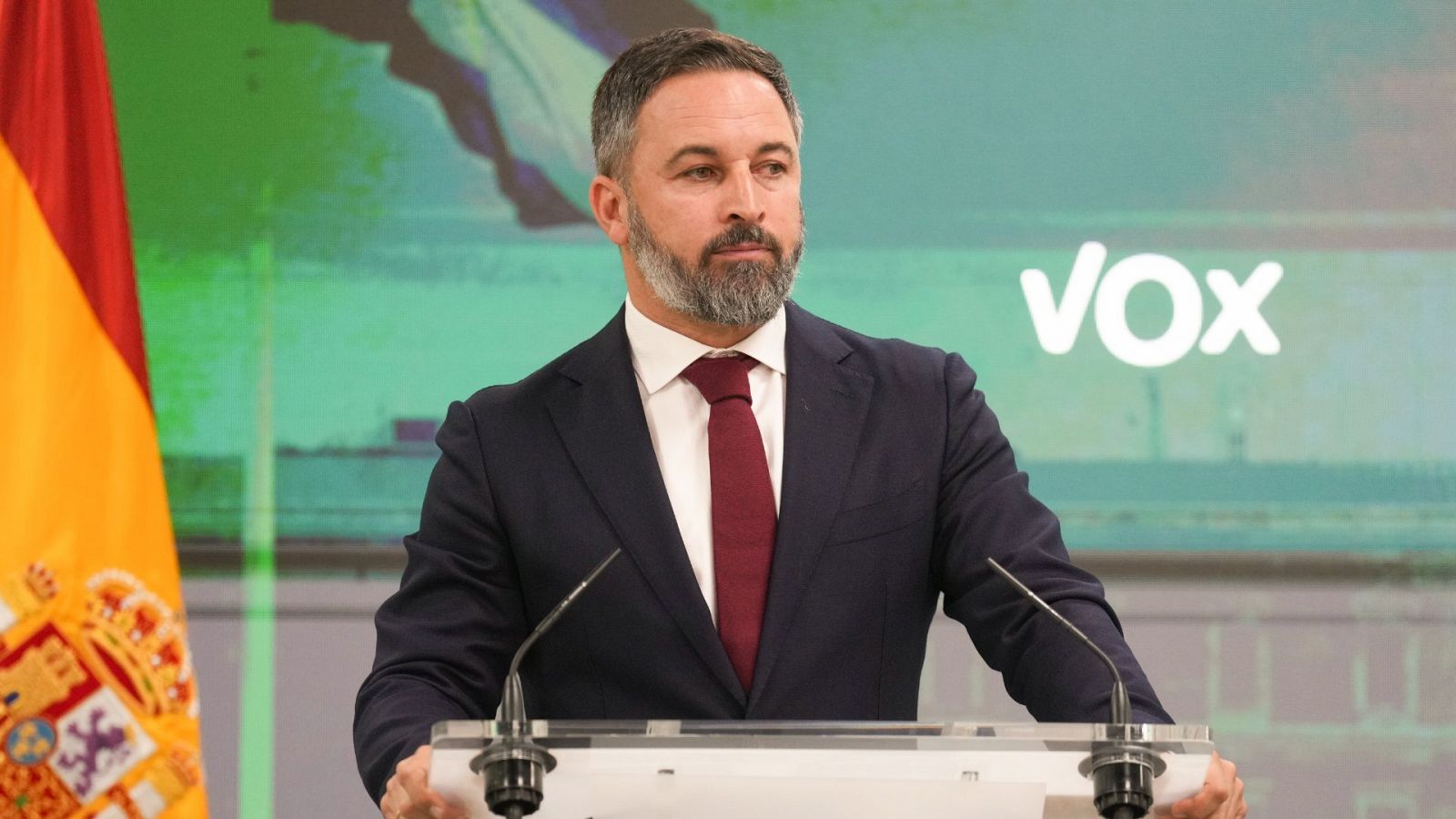 El líder de VOX, Santiago Abascal