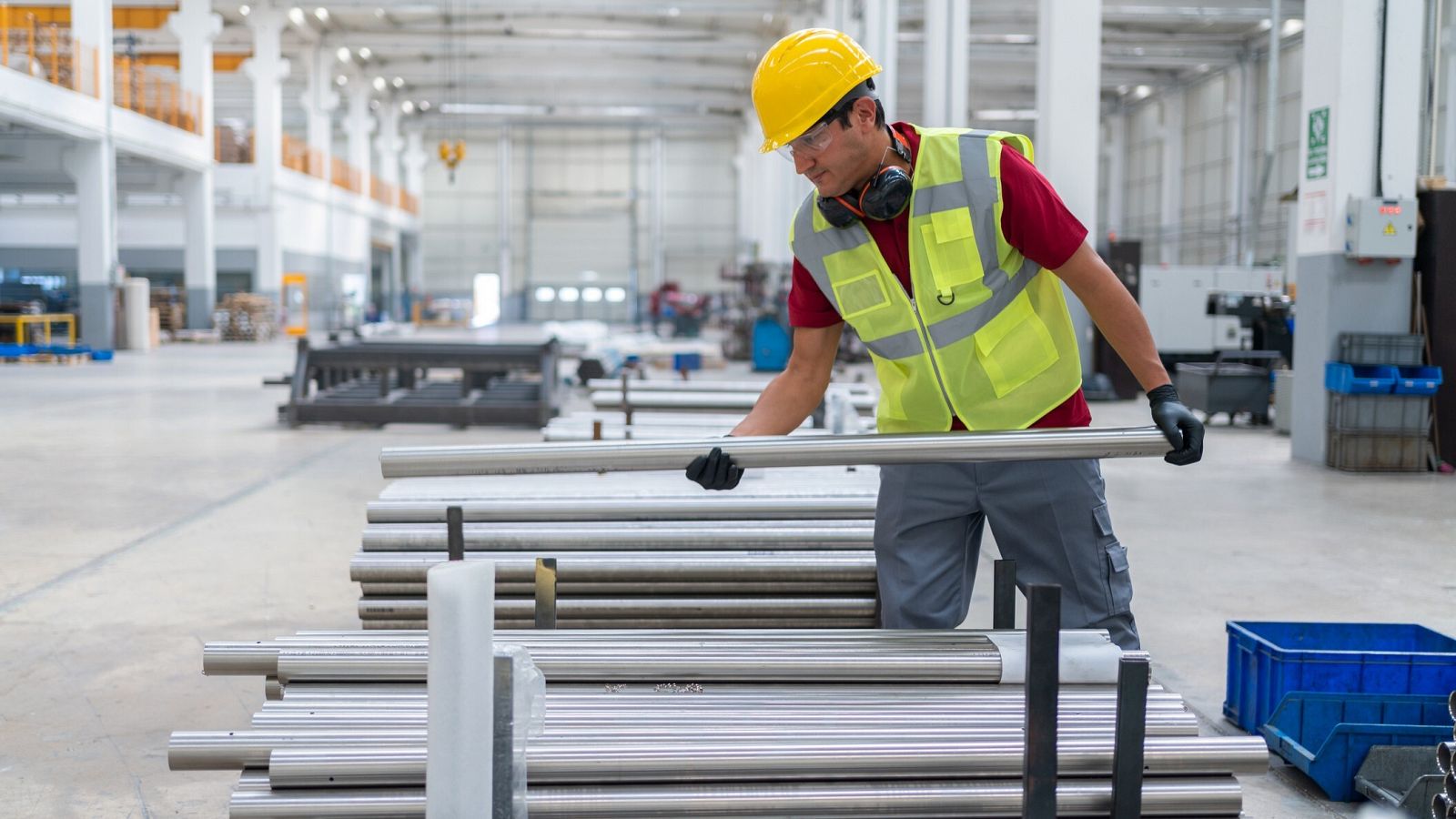 Imagen de un trabajador industrial