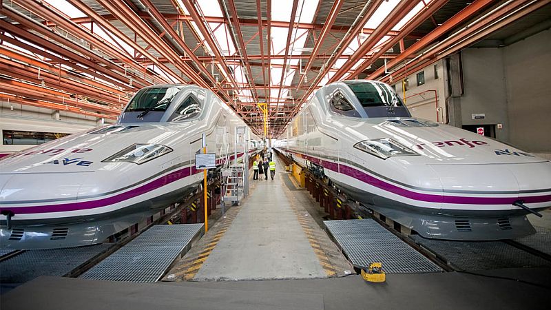 Los trenes AVE en España