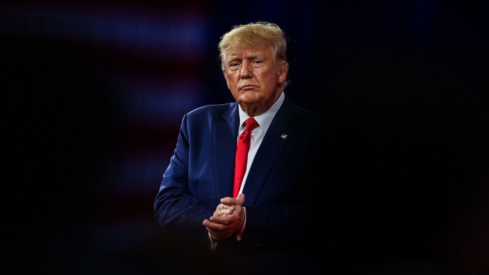 Imagen de archivo del expresidente Donald Trump. 