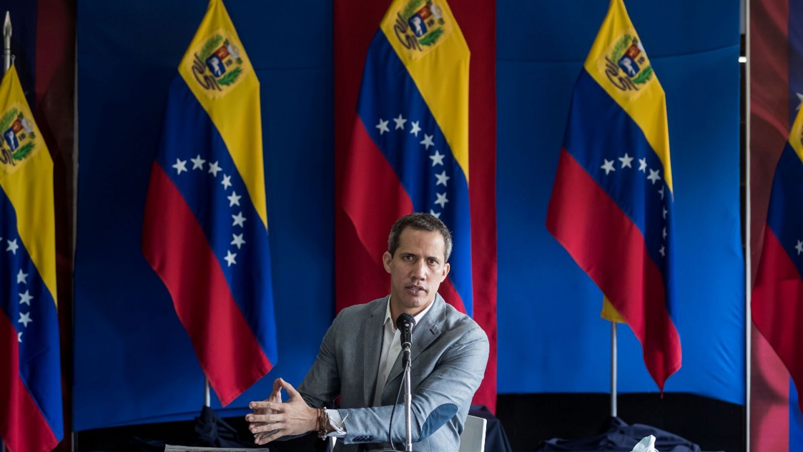 Una imagen de archivo del opositor venezolano Juan Guaidó.