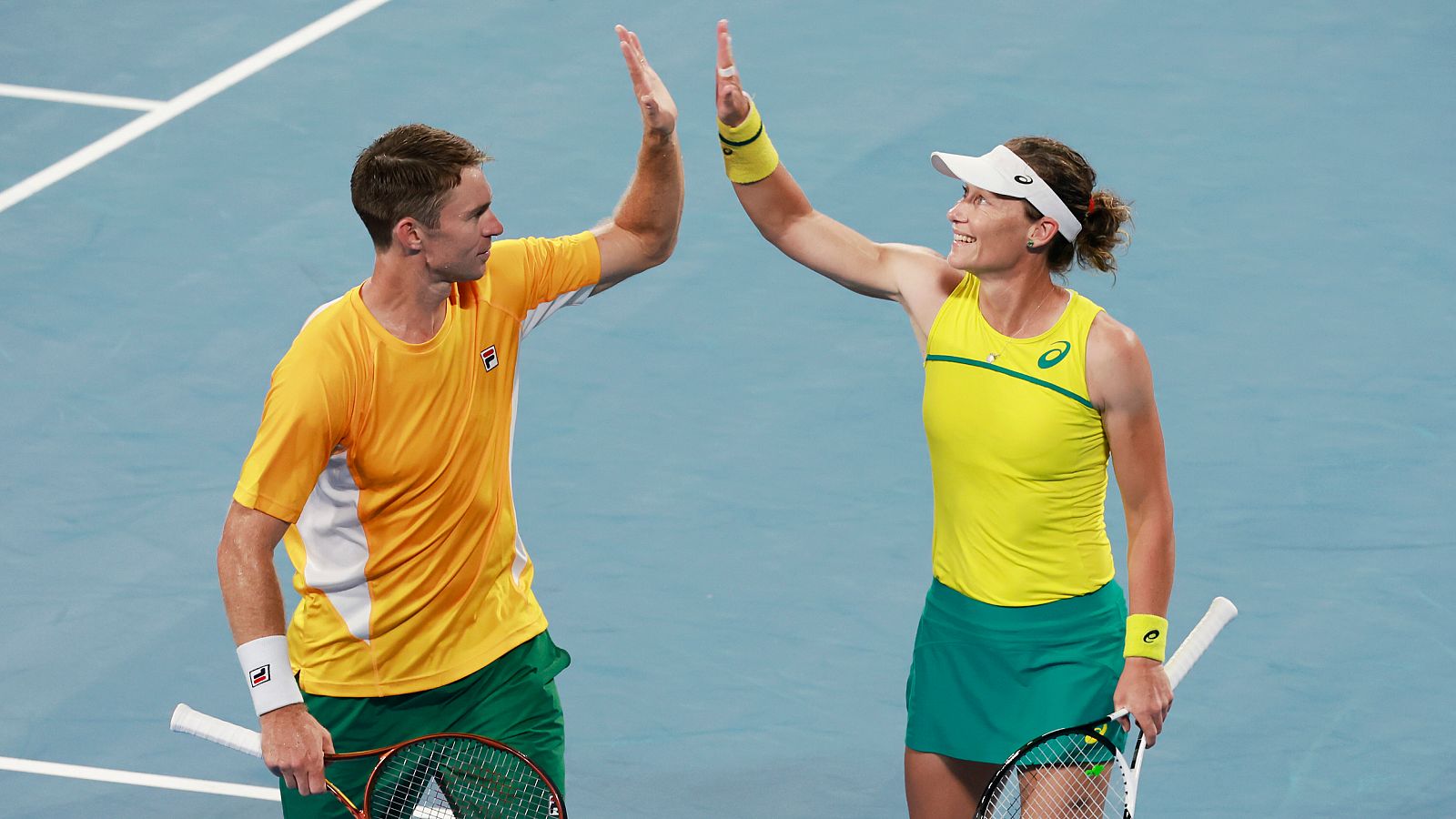  La victoria australiana en el dobles mixto ha decidido su duelo ante España